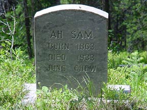 Ah Sam's grave